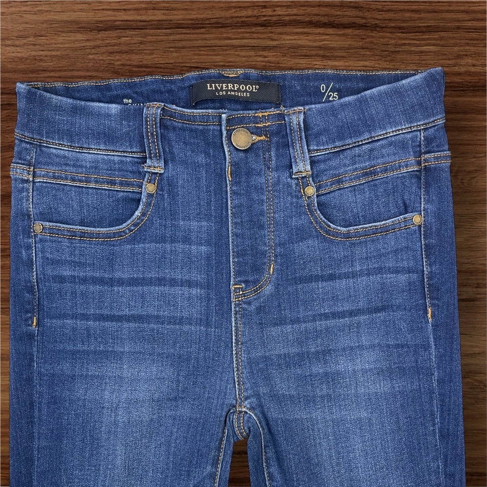 Liverpool Los Angeles Women’s Ankle Skinny Slip On Jeans. Size 0/25 - Picture 5 of 16